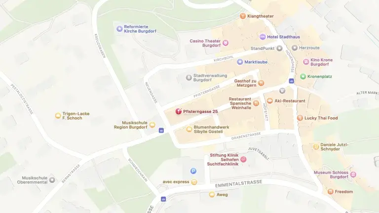 Plan Pfisterngasse 25